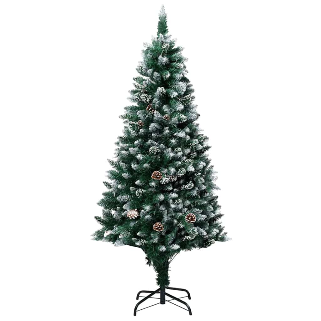 Mű karácsonyfa led -es lámpákkal zöld 180 cm pvc