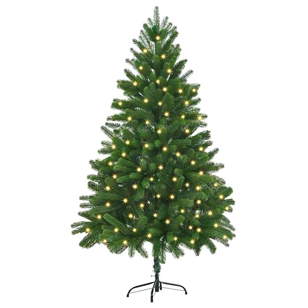 Mű karácsonyfa led -es lámpákkal zöld 180 cm pe