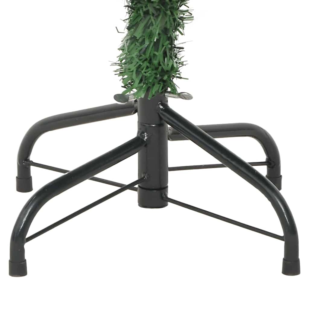 Mű karácsonyfa led -es lámpákkal zöld 180 x 40 cm pvc