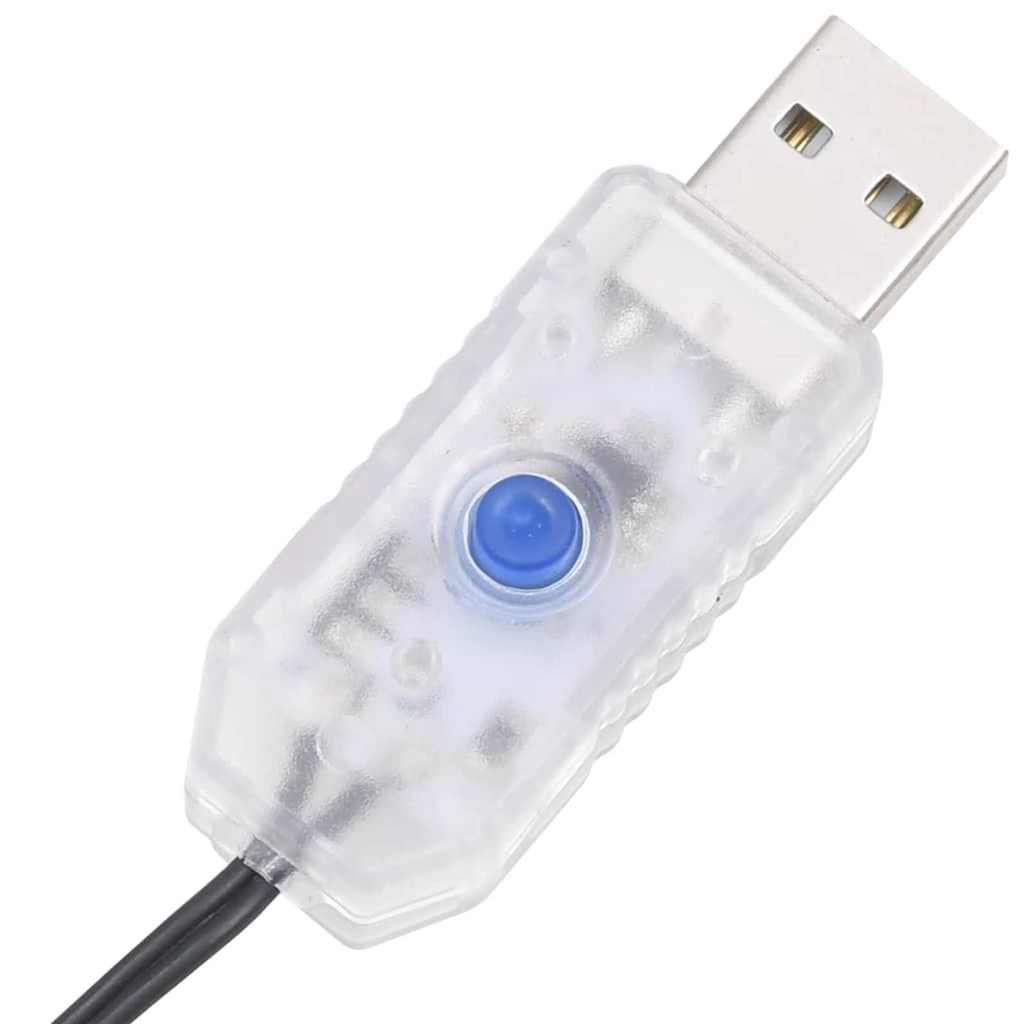 Mű karácsonyfák led -es lámpákkal ezüst 180 cm pet