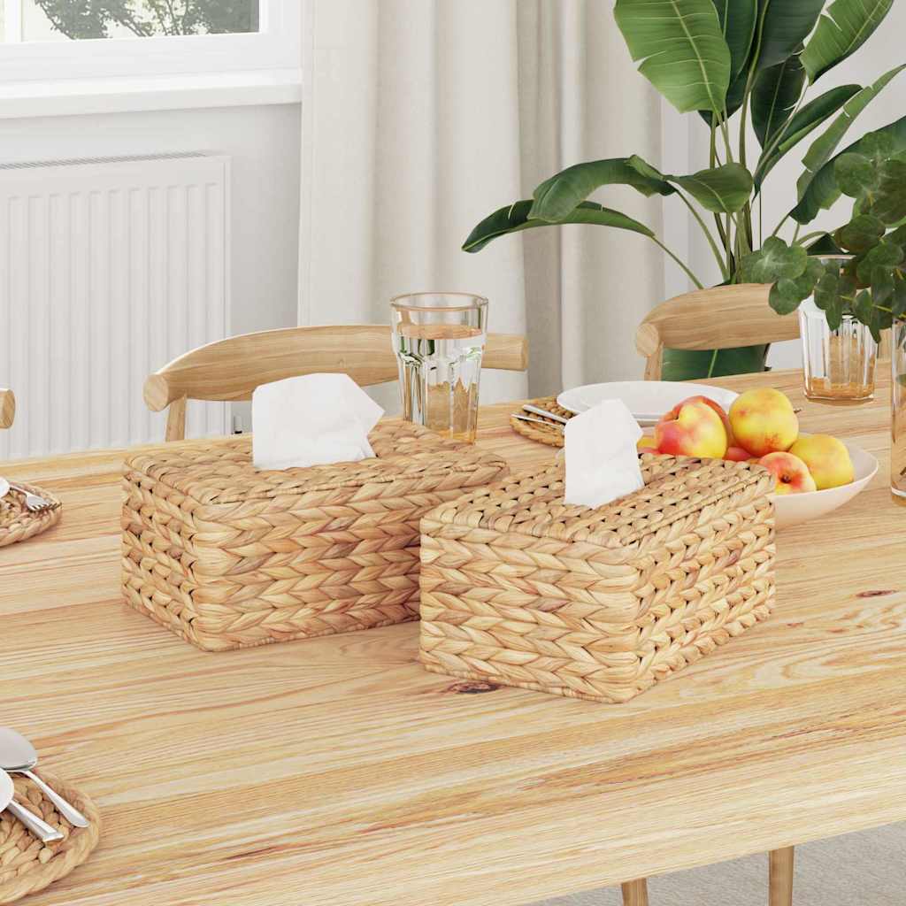 Zsebkendődoboz fedelek 2 pcs vízi jácint 27.5 x 16.5 x 14 cm