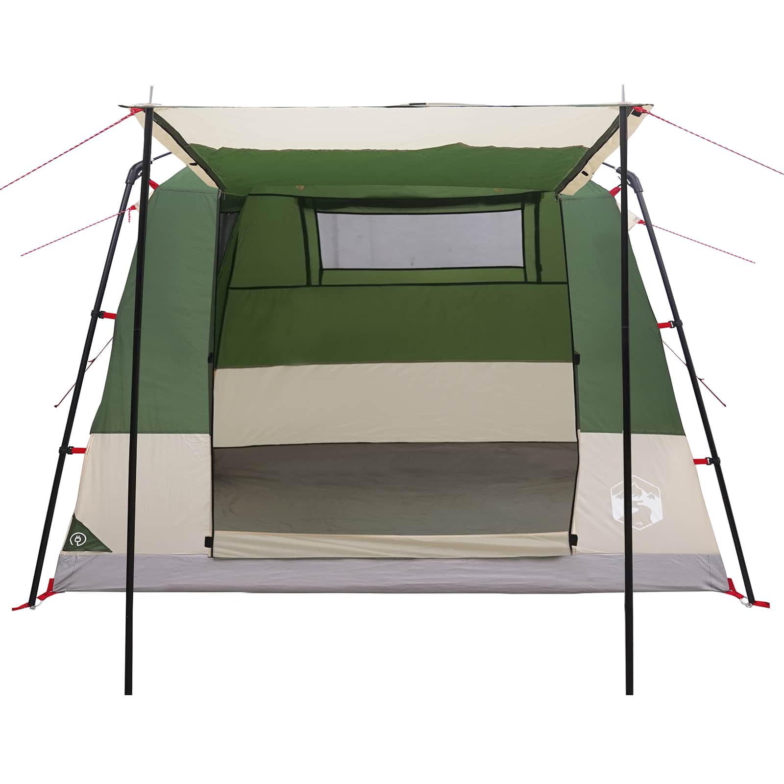 Wc sátor zöld 10 személyes 185t poliészter pu bevonattal