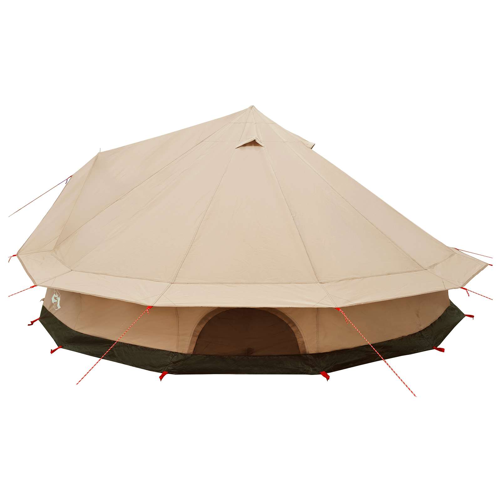 Családi sátor krémszínű 10 személyes poli-pamut