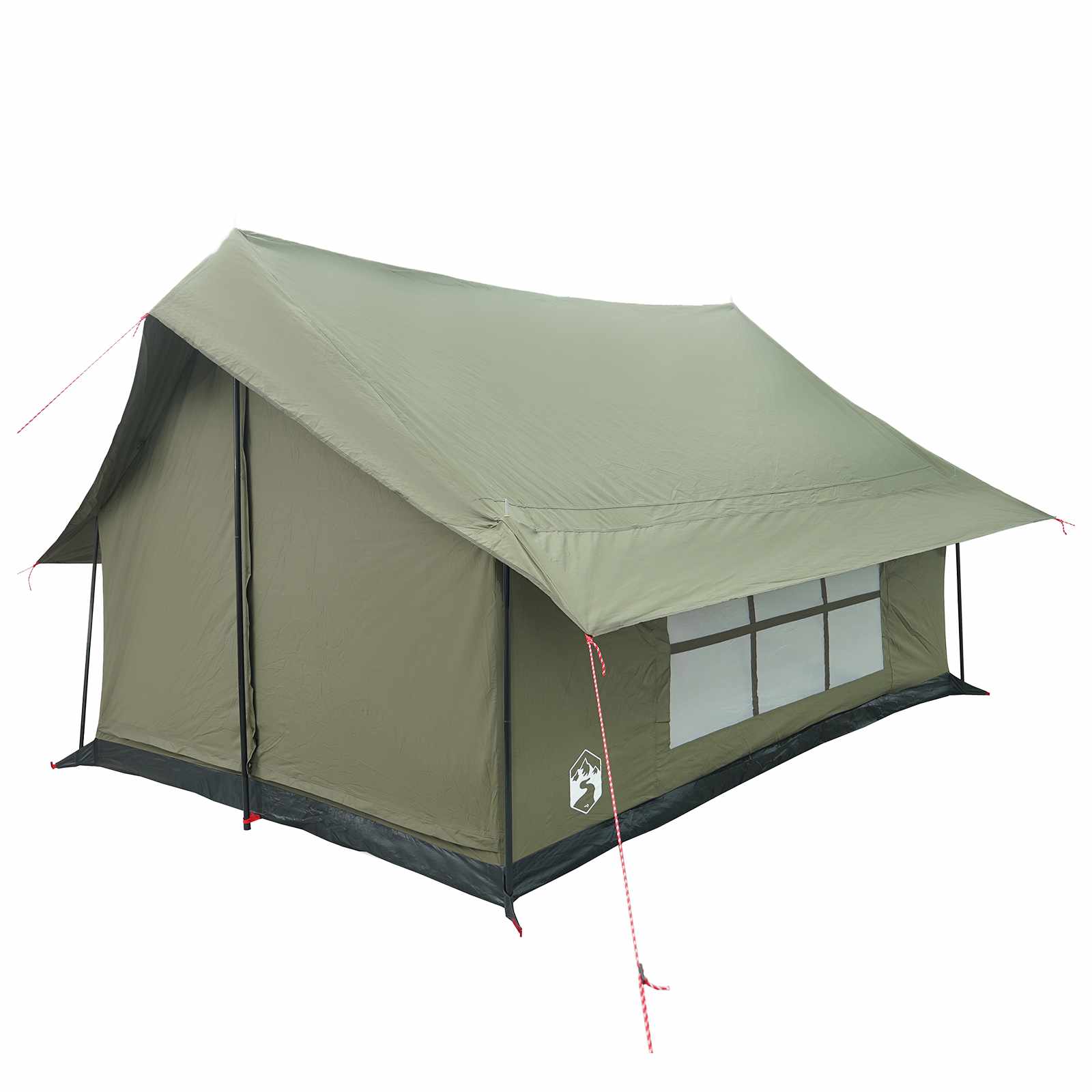 Kabin sátor katonai zöld 340 x 246 x 210 cm poli-pamut