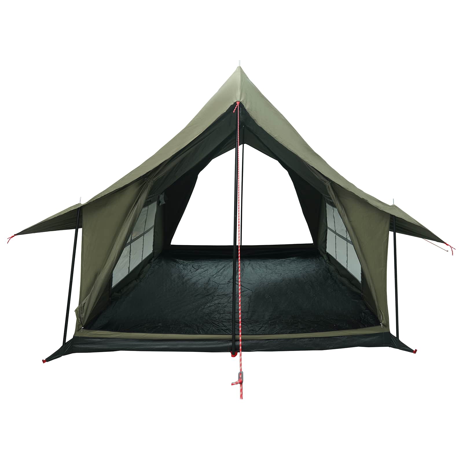 Kabin sátor katonai zöld 340 x 246 x 210 cm poli-pamut