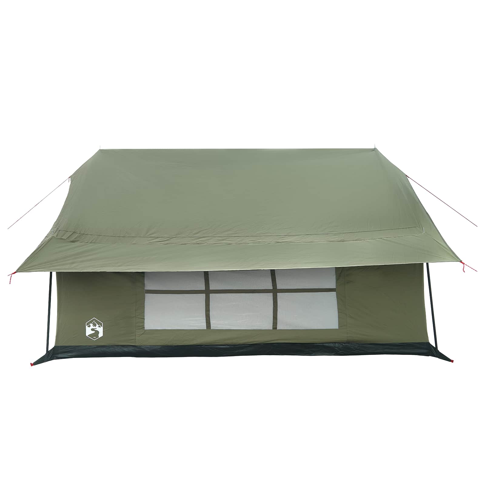 Kabin sátor katonai zöld 340 x 246 x 210 cm poli-pamut