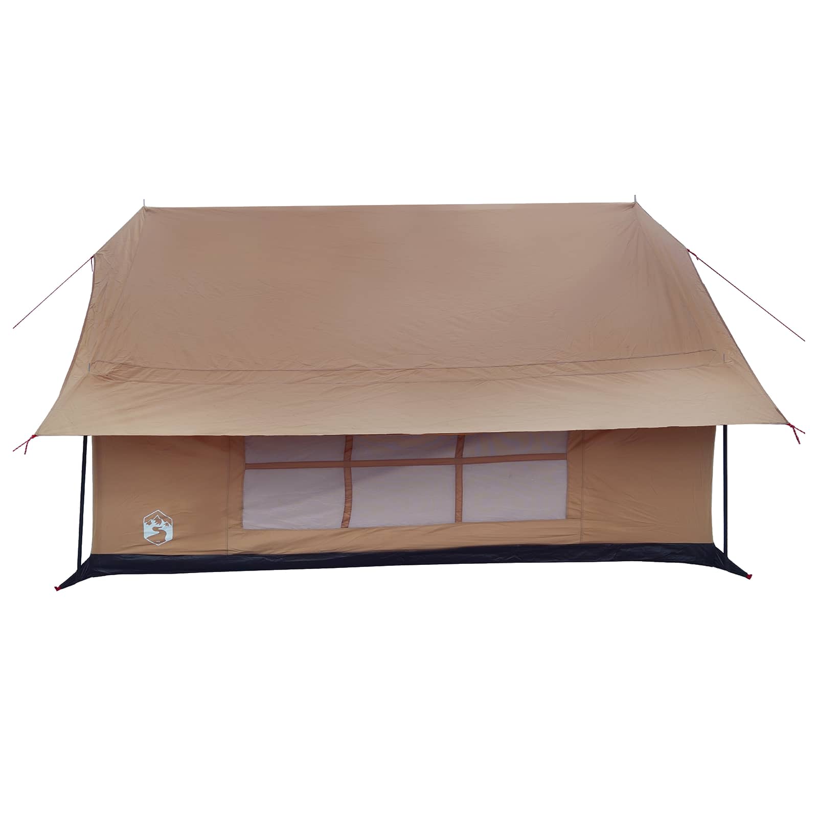 Kabin sátor barna 340 x 246 x 210 cm poli-pamut