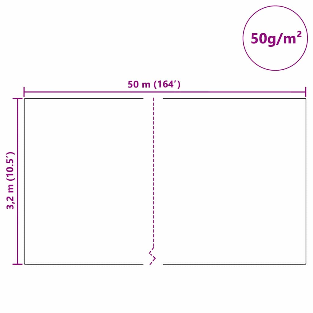 Fagy elleni növény flíz fehér 50 x 3,2 m nemes szövet