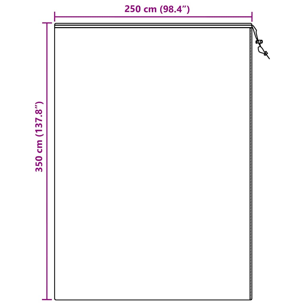 Fagy elleni növény gyapjú fedők 3 pcs bézs 3,5 x 2,5 m