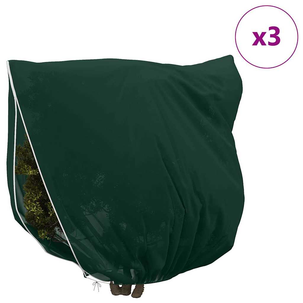 Fagy elleni növény gyapjú fedők 3 pcs zöld 3.5 x 3.93 m Fagy elleni növény gyapjú fedők 3 pcs zöld 3.5 x 3.93 m