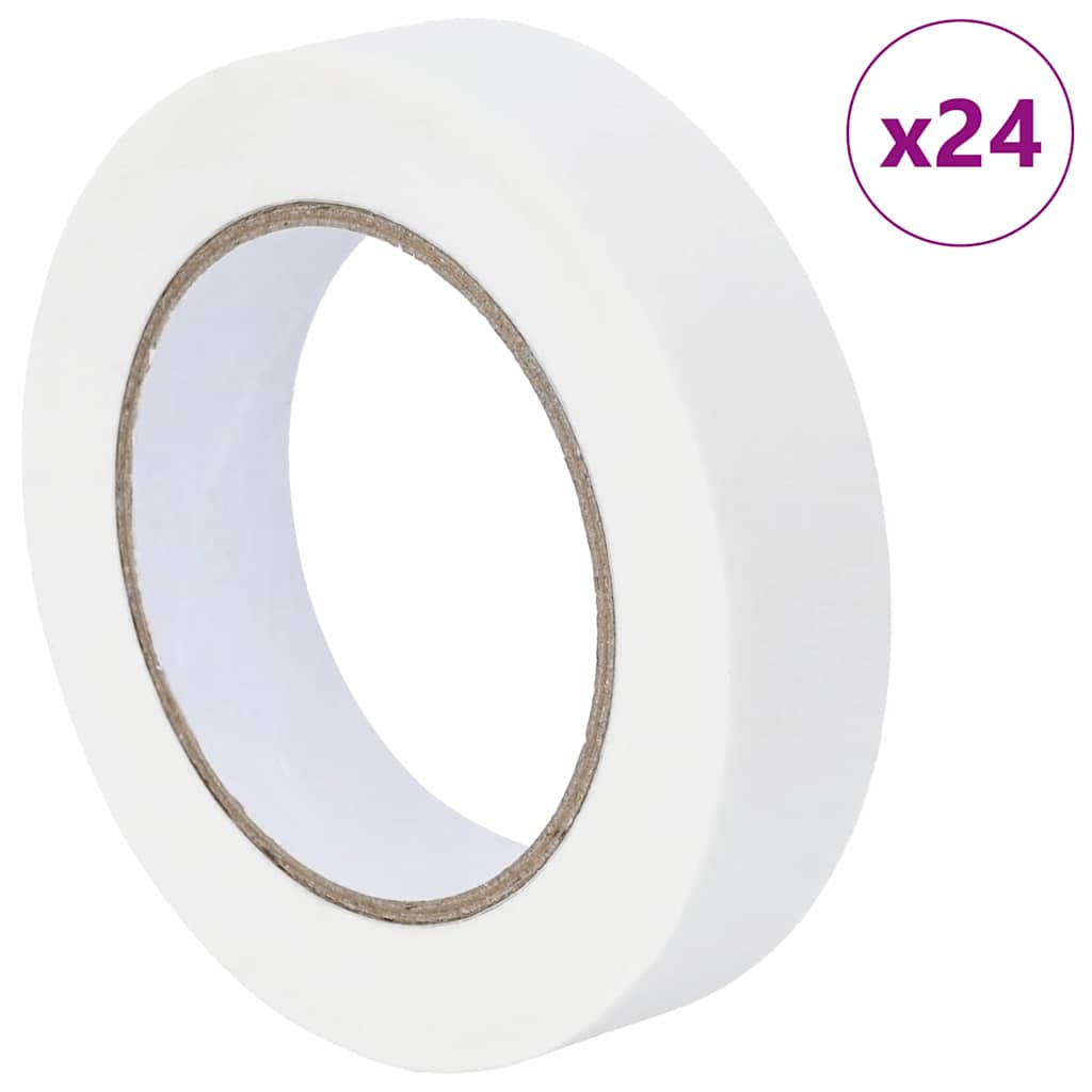 Festő maszkoló szalagok 24 pcs fehér 25mm x 50m papír
