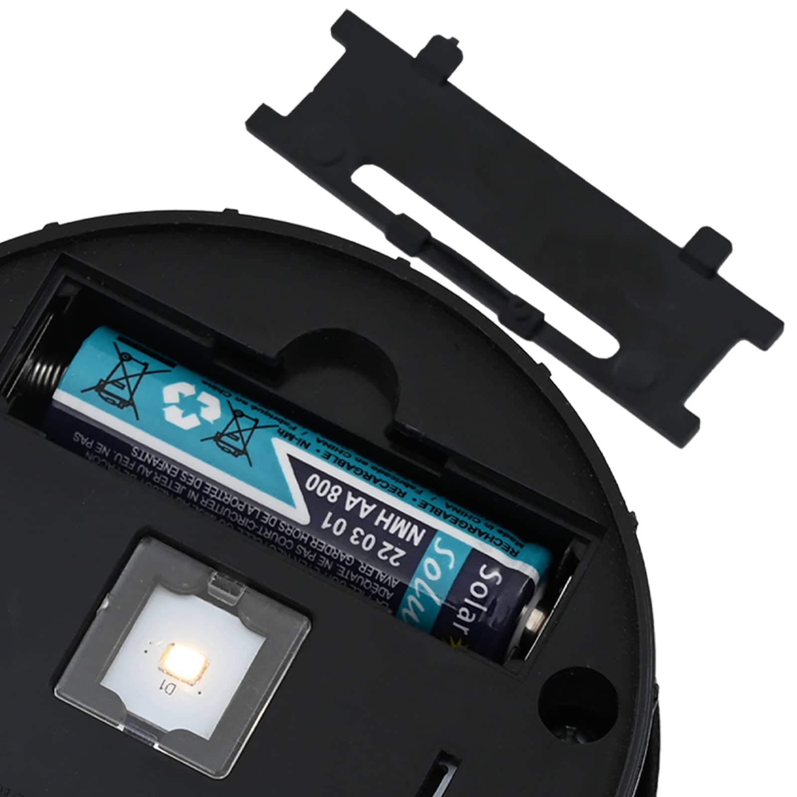 Napelemmel működő led ösvény világítás halszálka 2 pcs fehér