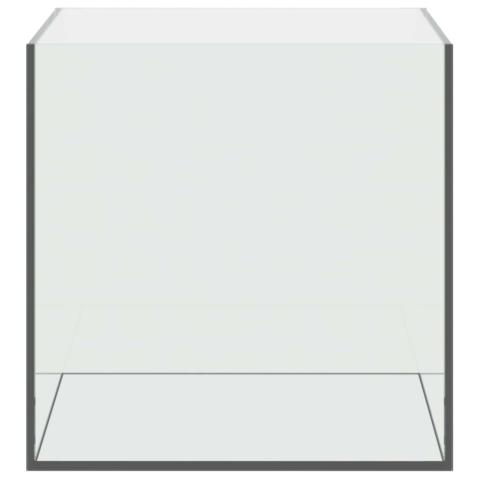 Akvárium tárolóval fehér üveg