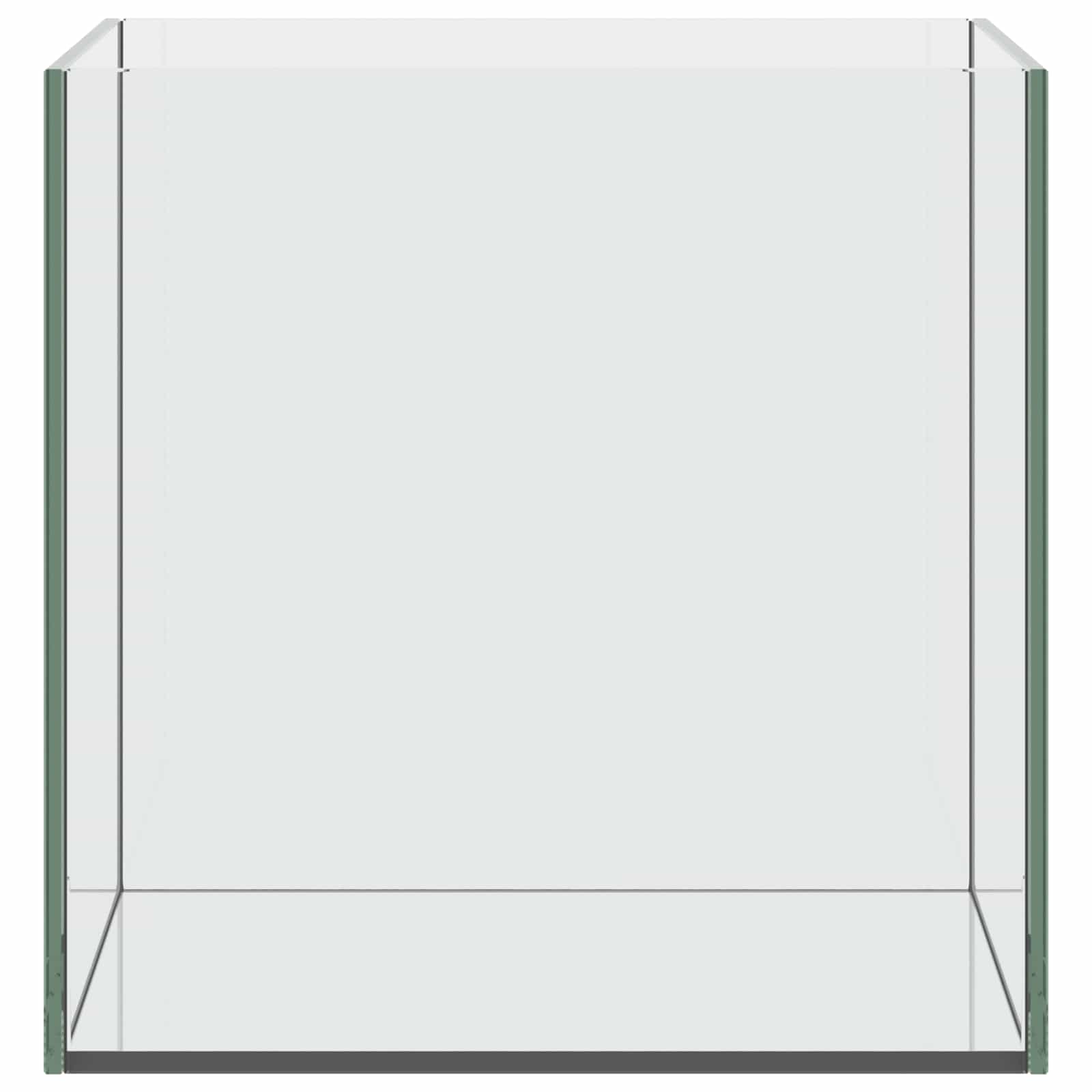 Akvárium tárolóval fehér üveg