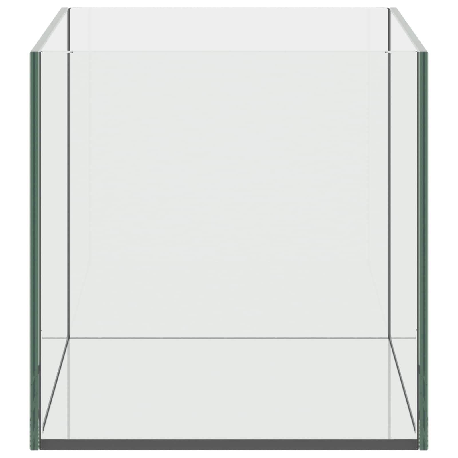 Akvárium tárolóval fehér üveg