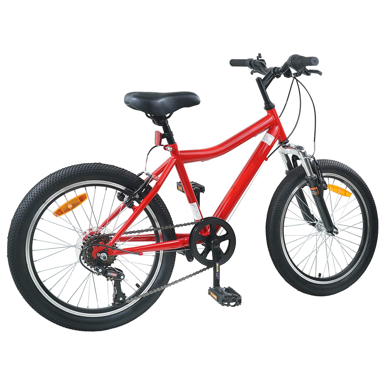 Gyerek bicikli 24 hüvelyk 6-speed 8-12 éves korig piros