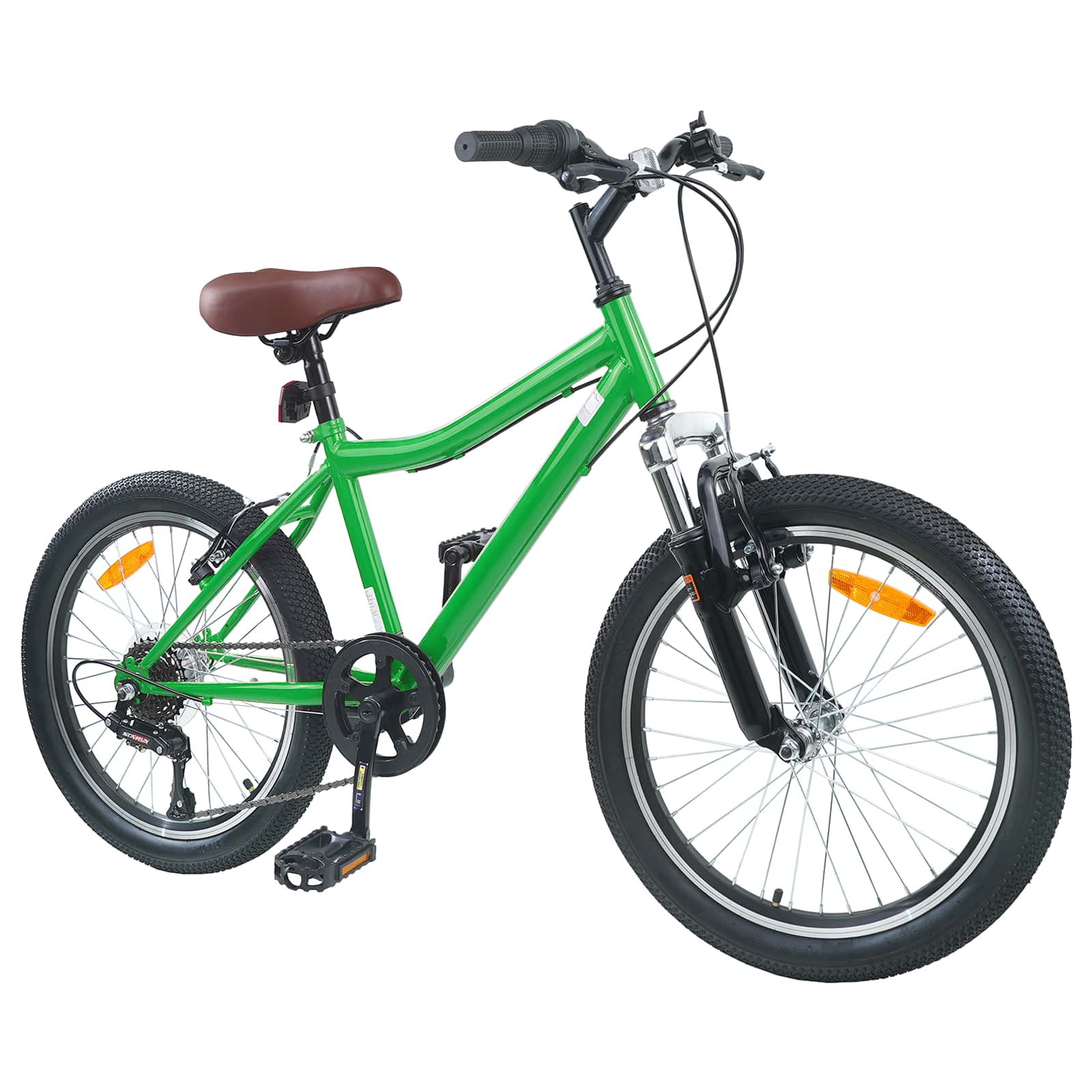 Gyerek bicikli 24 hüvelyk 6-speed 8-12 éves korig zöld