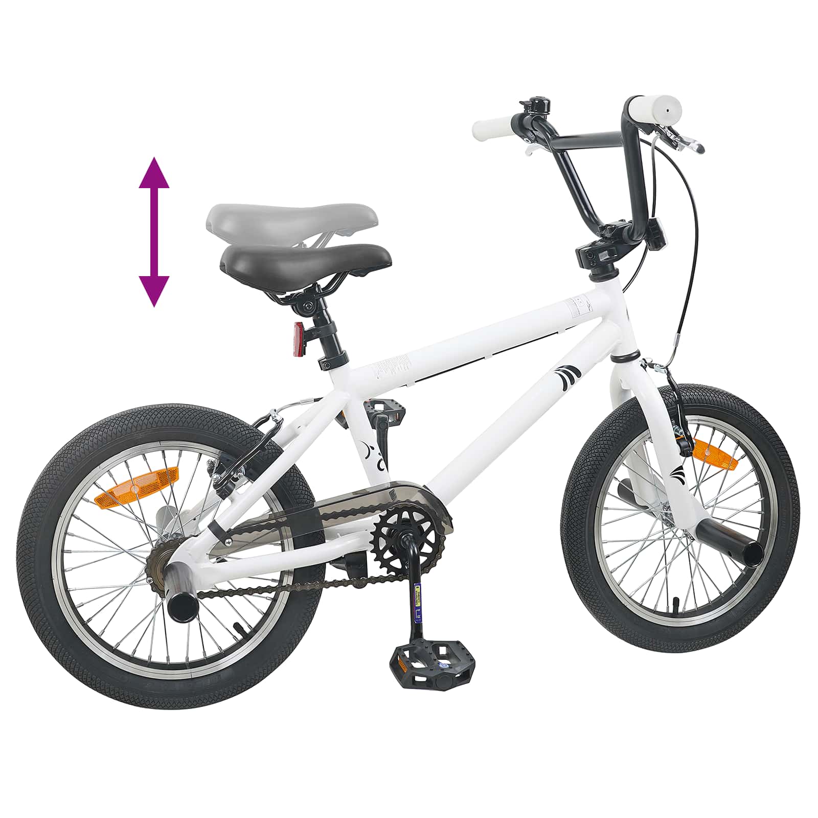 Bmx bicikli 20 hüvelyk 9 éves kor felett ajánlott fehér