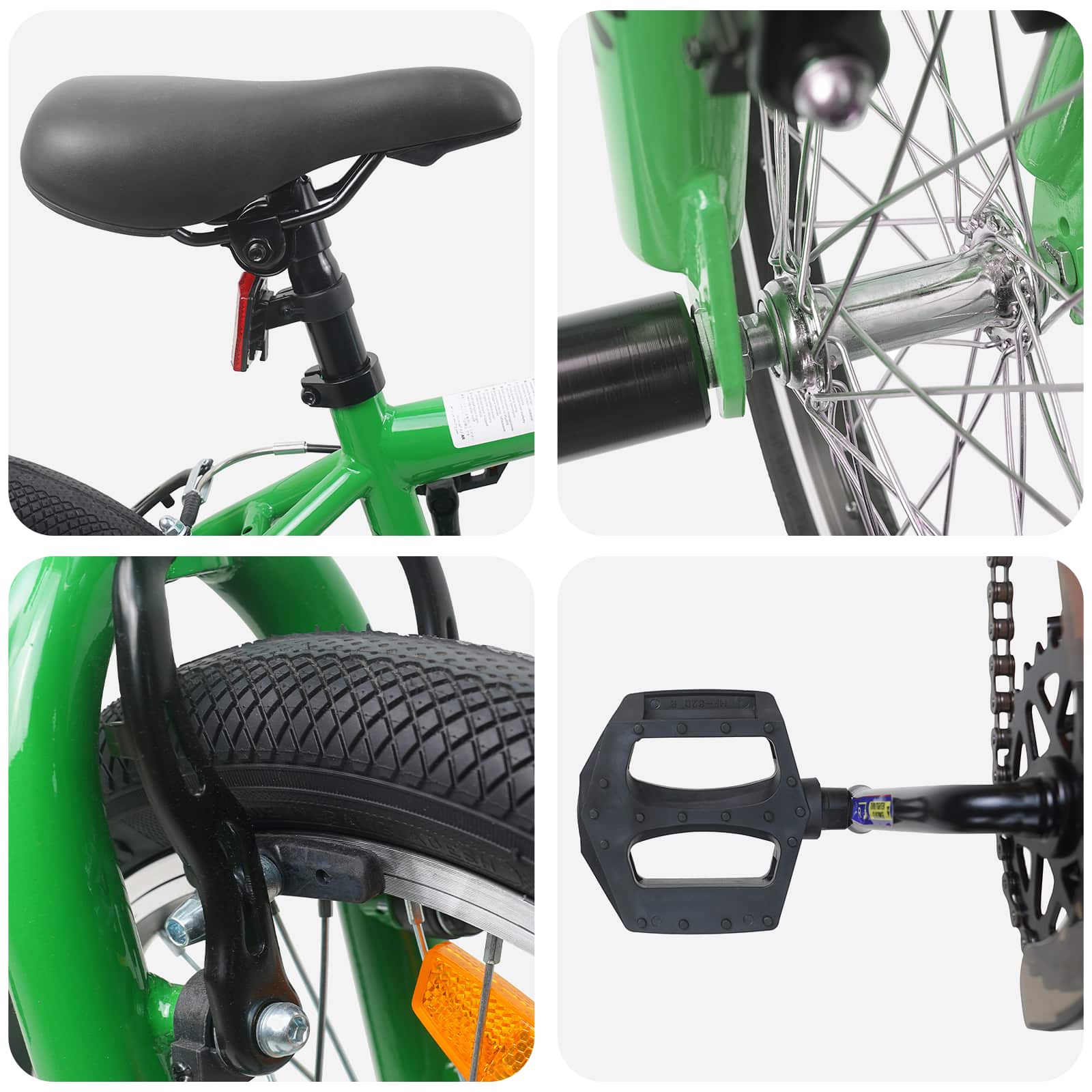 Bmx bicikli 20 hüvelyk 9 éves kor felett ajánlott zöld