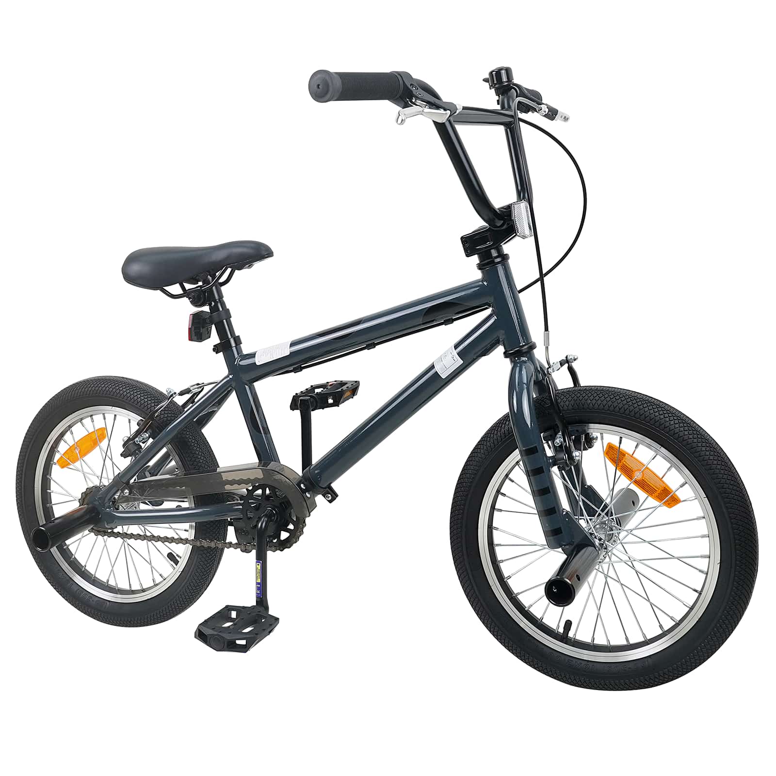 Bmx bicikli 16 hüvelyk 5-8 éves korig való sötétszürke