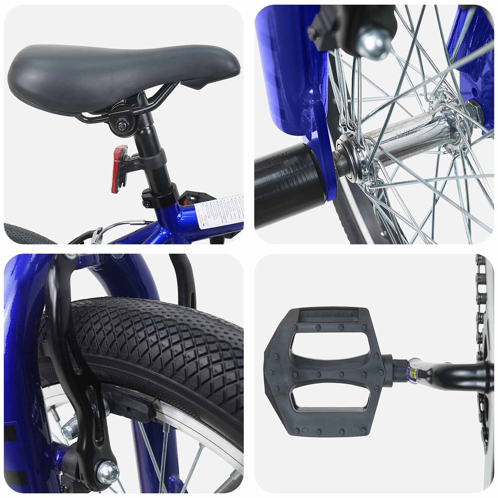 Bmx bicikli 16 hüvelyk 5-8 éves korig való sötét kék