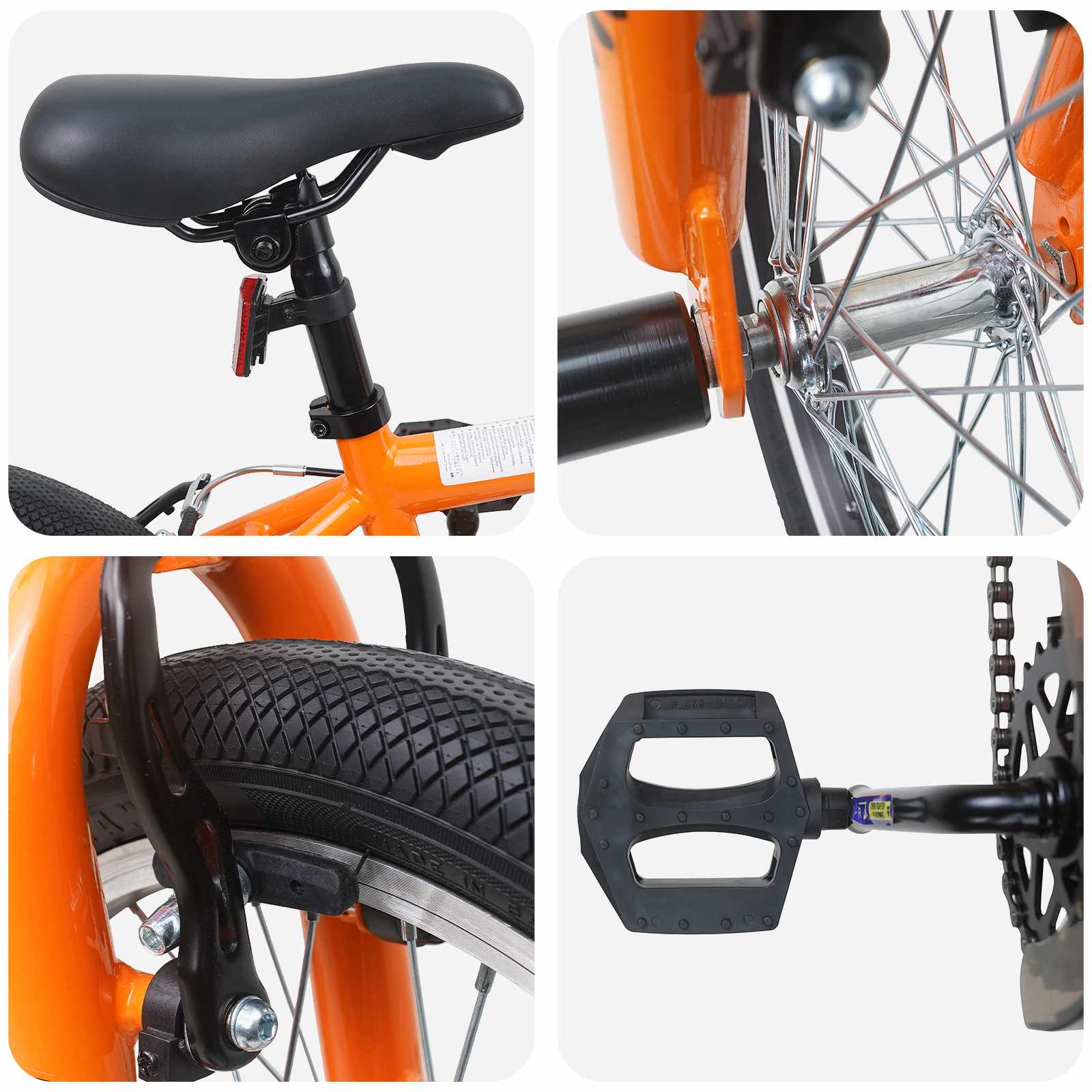 Bmx bicikli 20 hüvelyk 9 éves kor felett ajánlott narancssárga