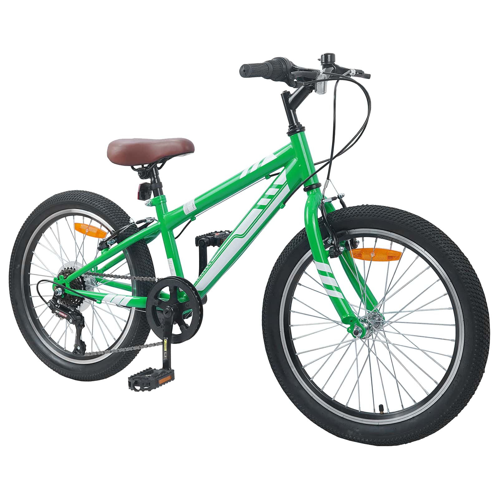Hegyi bicikli 20 hüvelyk 6-speed 5-8 éves korig ajánlott zöld