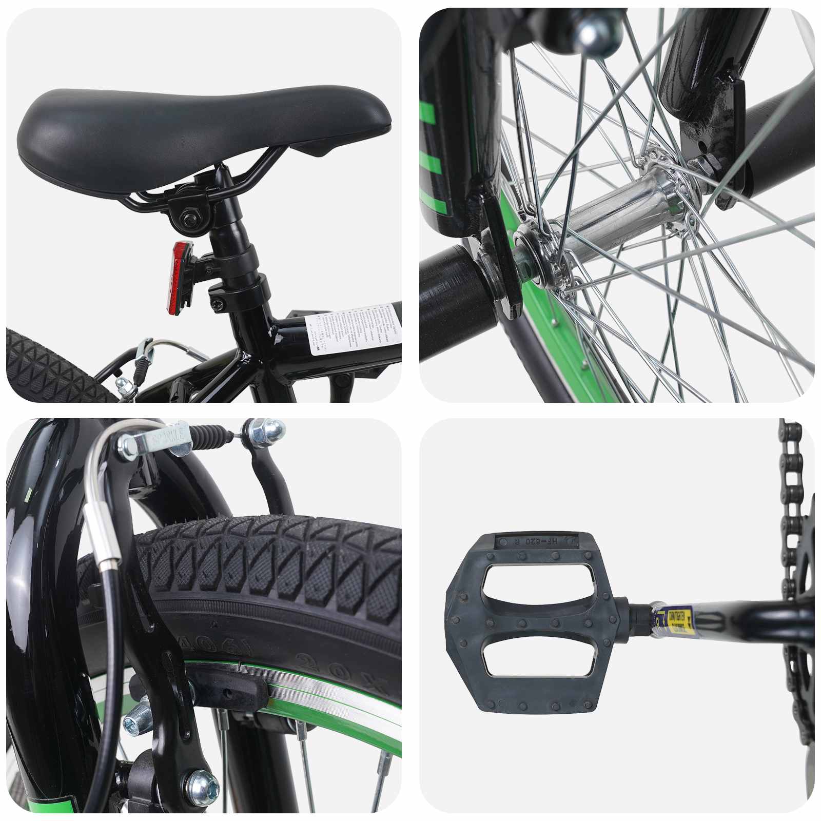Bmx bicikli 20 hüvelyk 9 éves kor felett ajánlott fekete