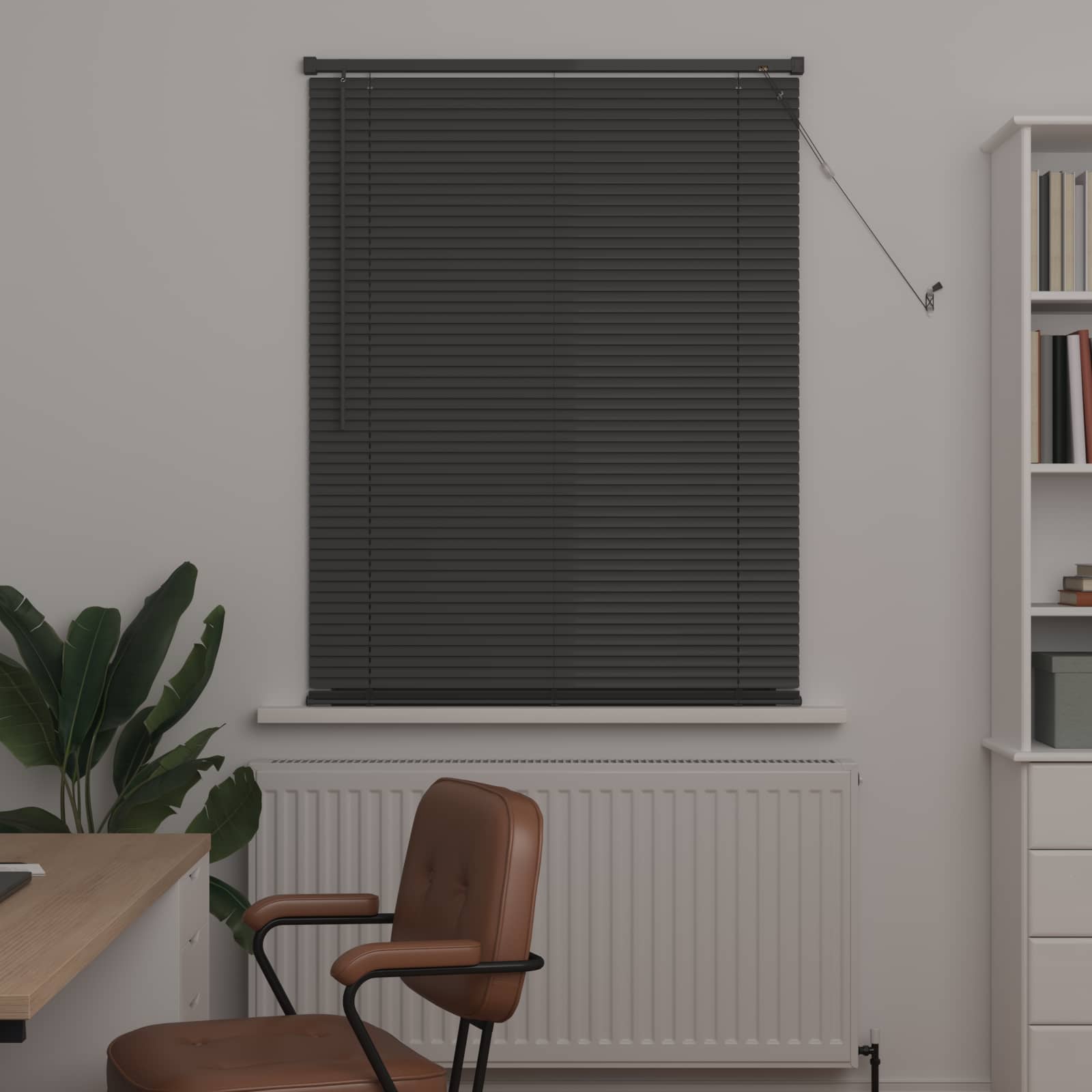 Zsaluzia állítható ezüst szürke 150 x 80 cm pvc