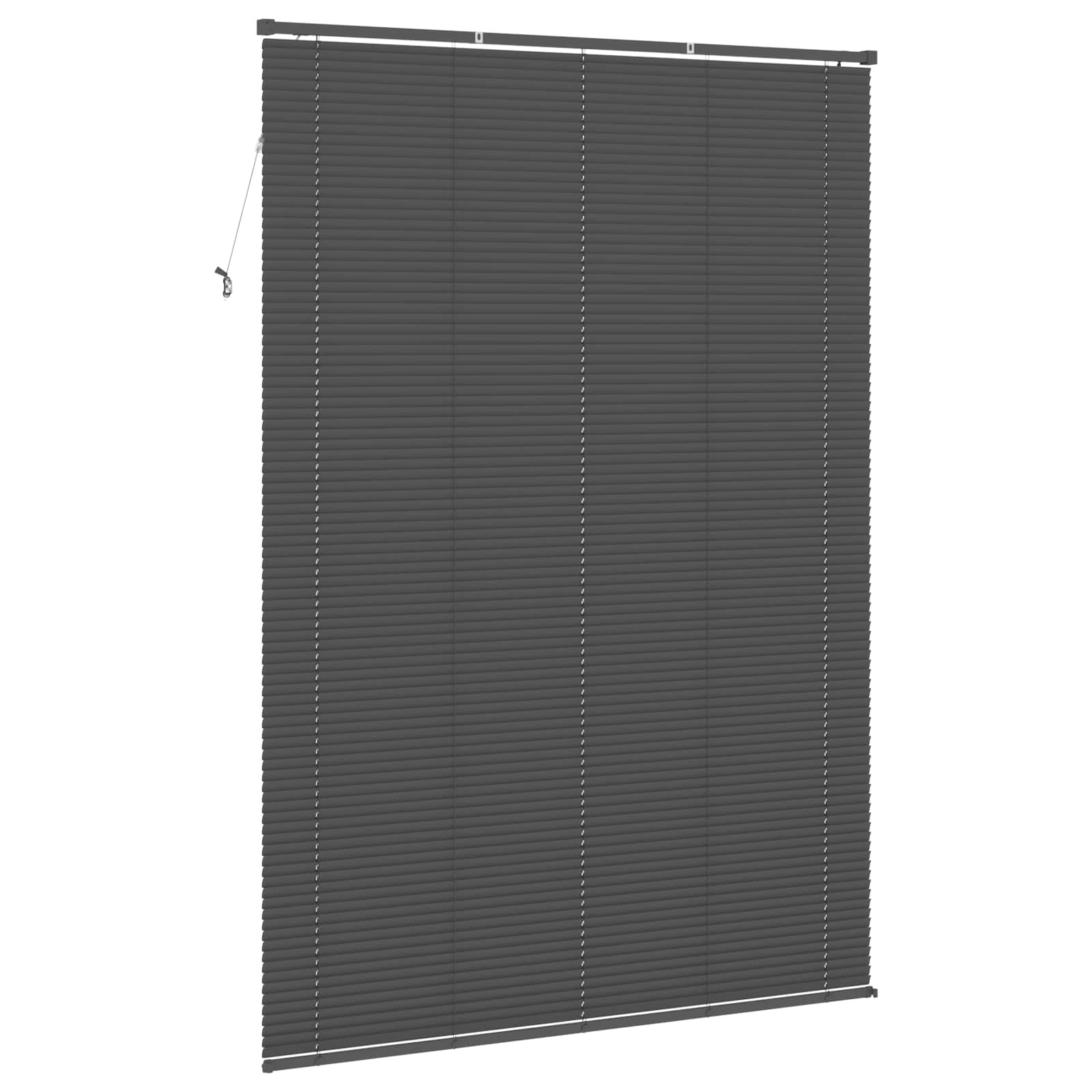 Zsaluzia állítható ezüst szürke 213 x 130 cm pvc