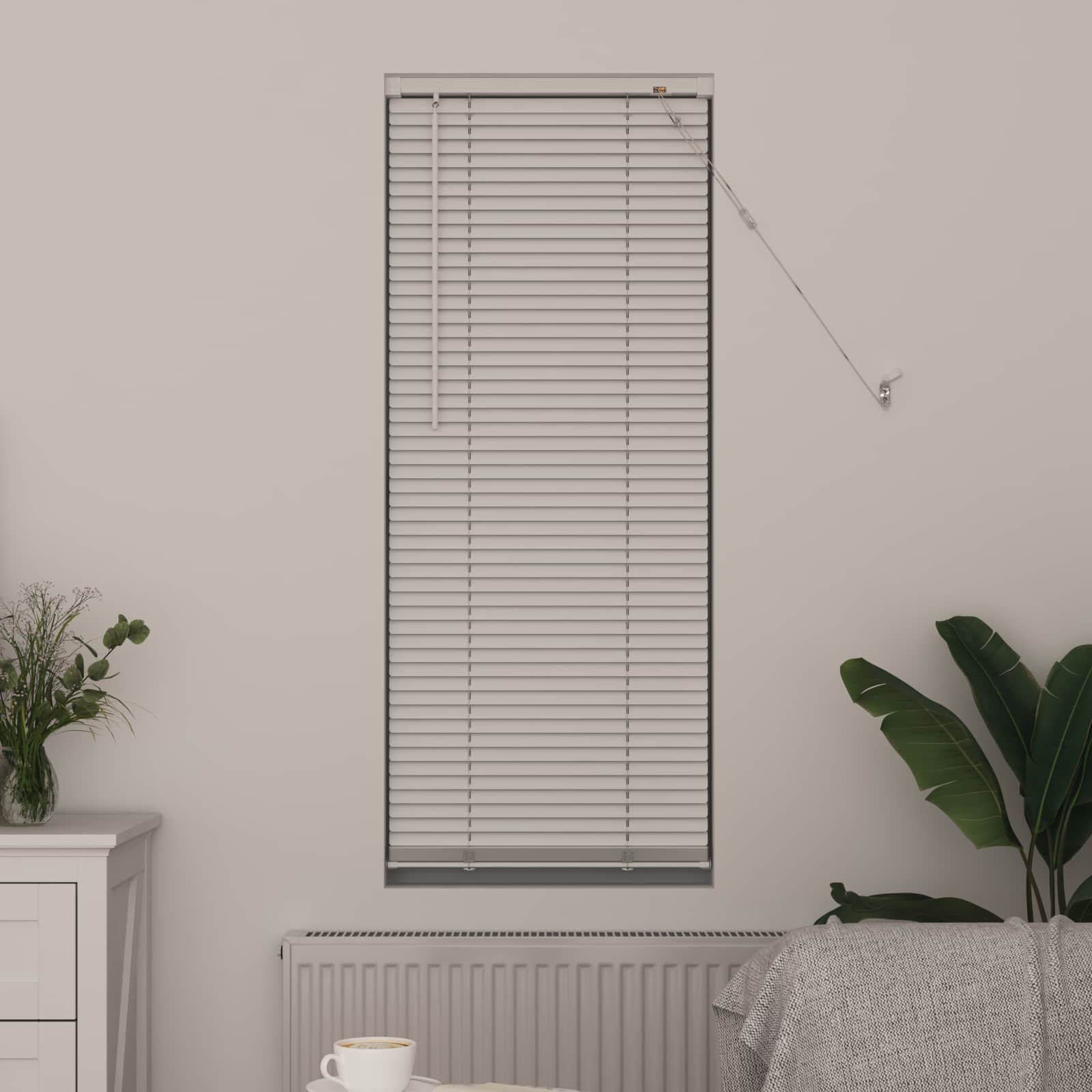 Zsaluzia állítható fehér 150 x 40 cm pvc
