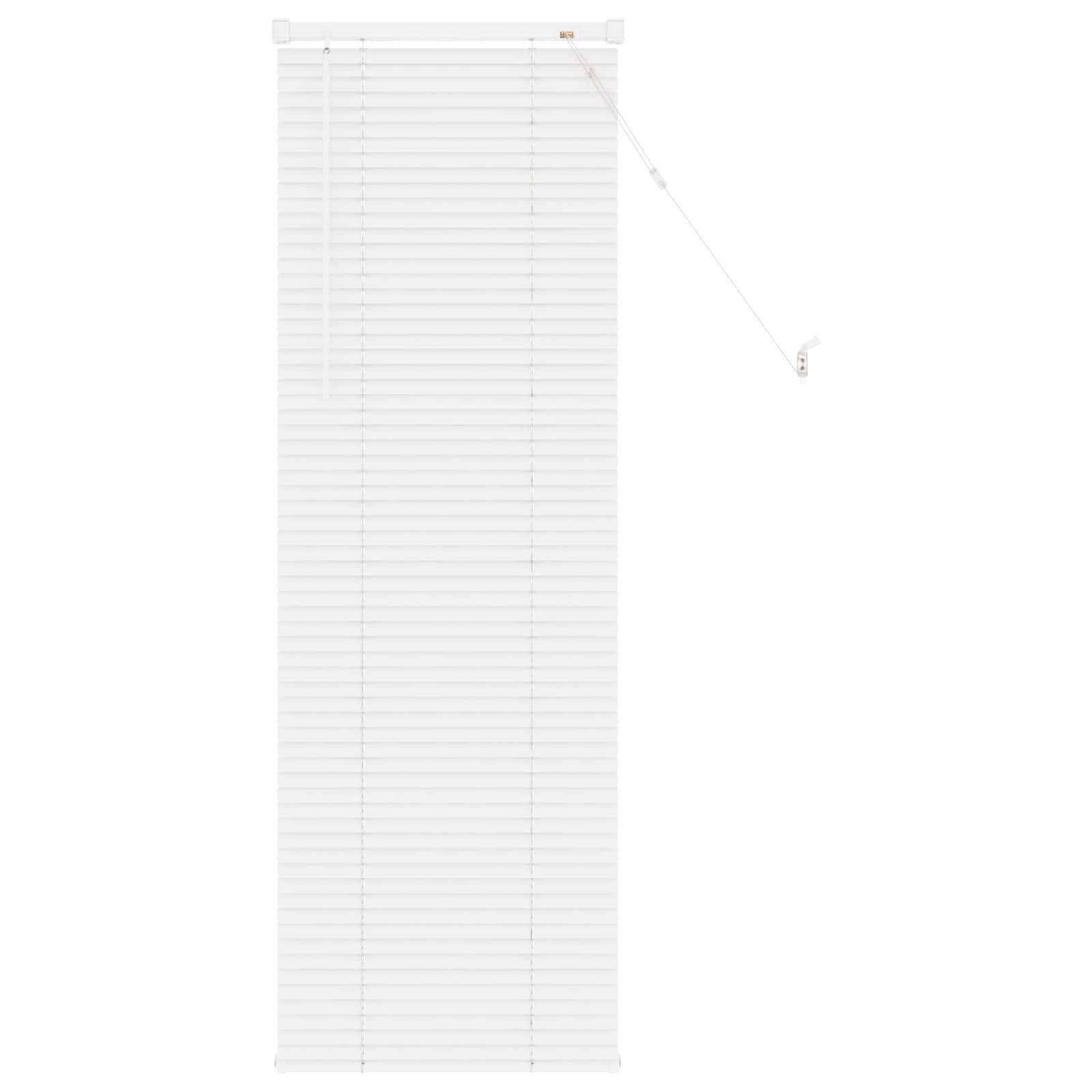Zsaluzia állítható fehér 150 x 40 cm pvc