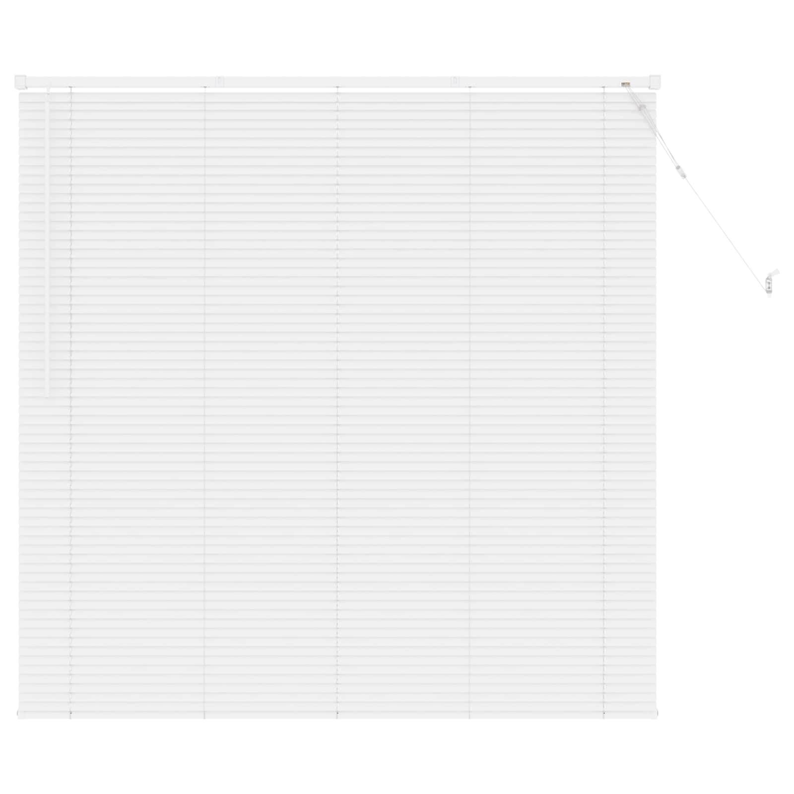 Zsaluzia állítható fehér 150 x 140 cm pvc