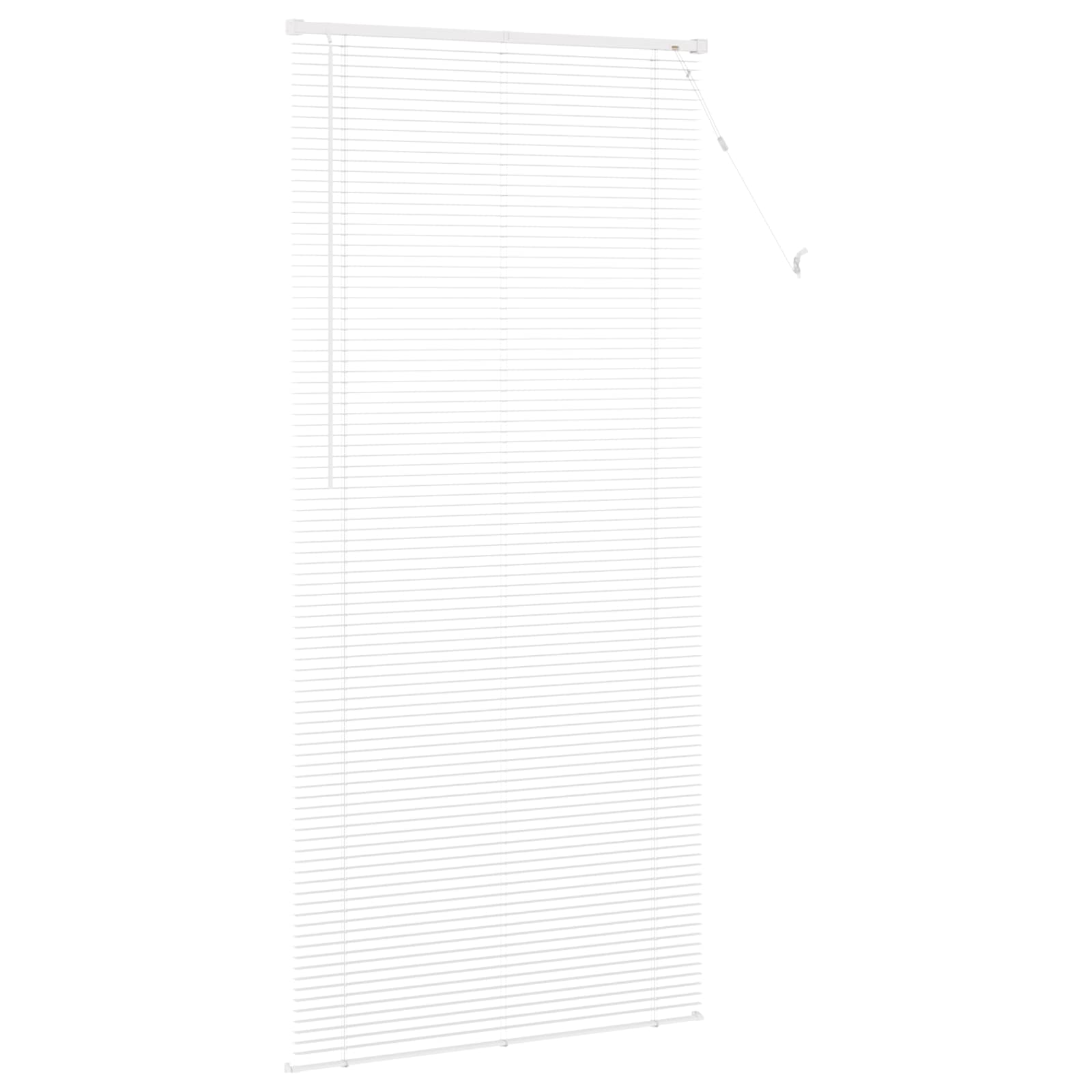 Zsaluzia állítható fehér 213 x 90 cm pvc