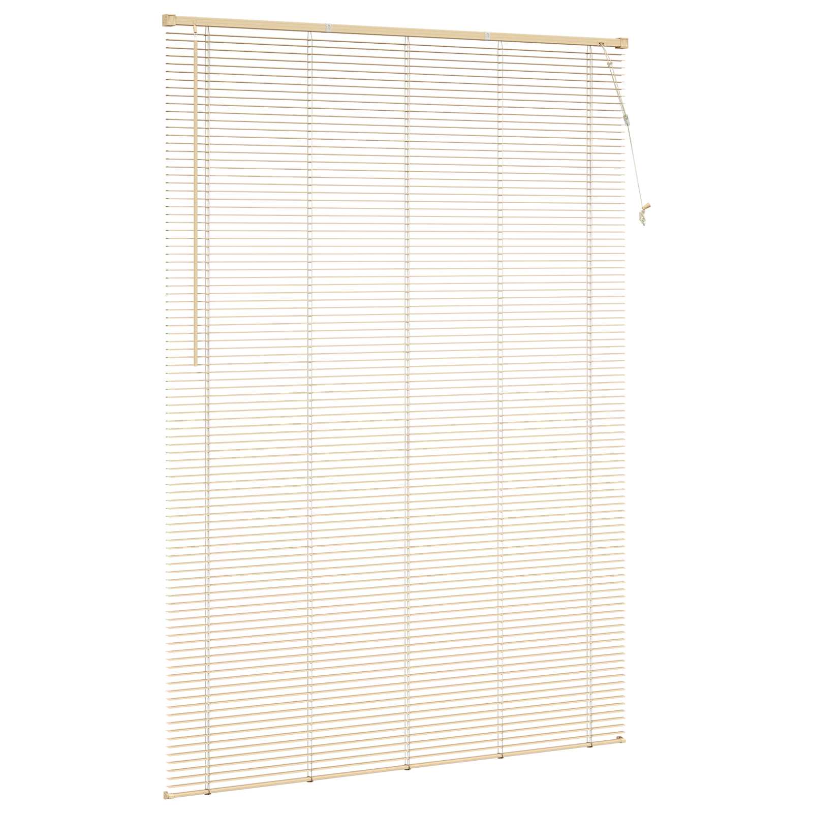 Zsaluzia állítható világos barna mintával 213 x 150 cm pvc