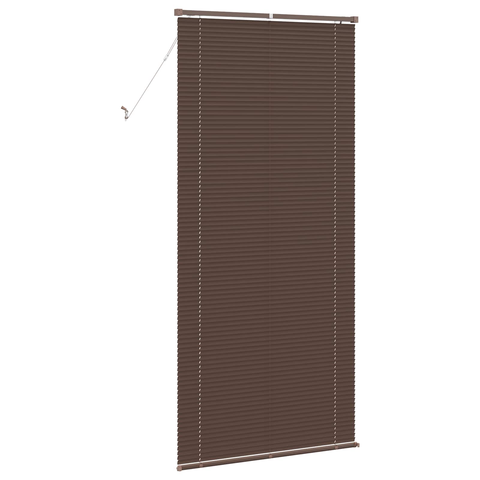 Zsaluzia sötét barna mintával 213 x 100 cm 25 mm pvc
