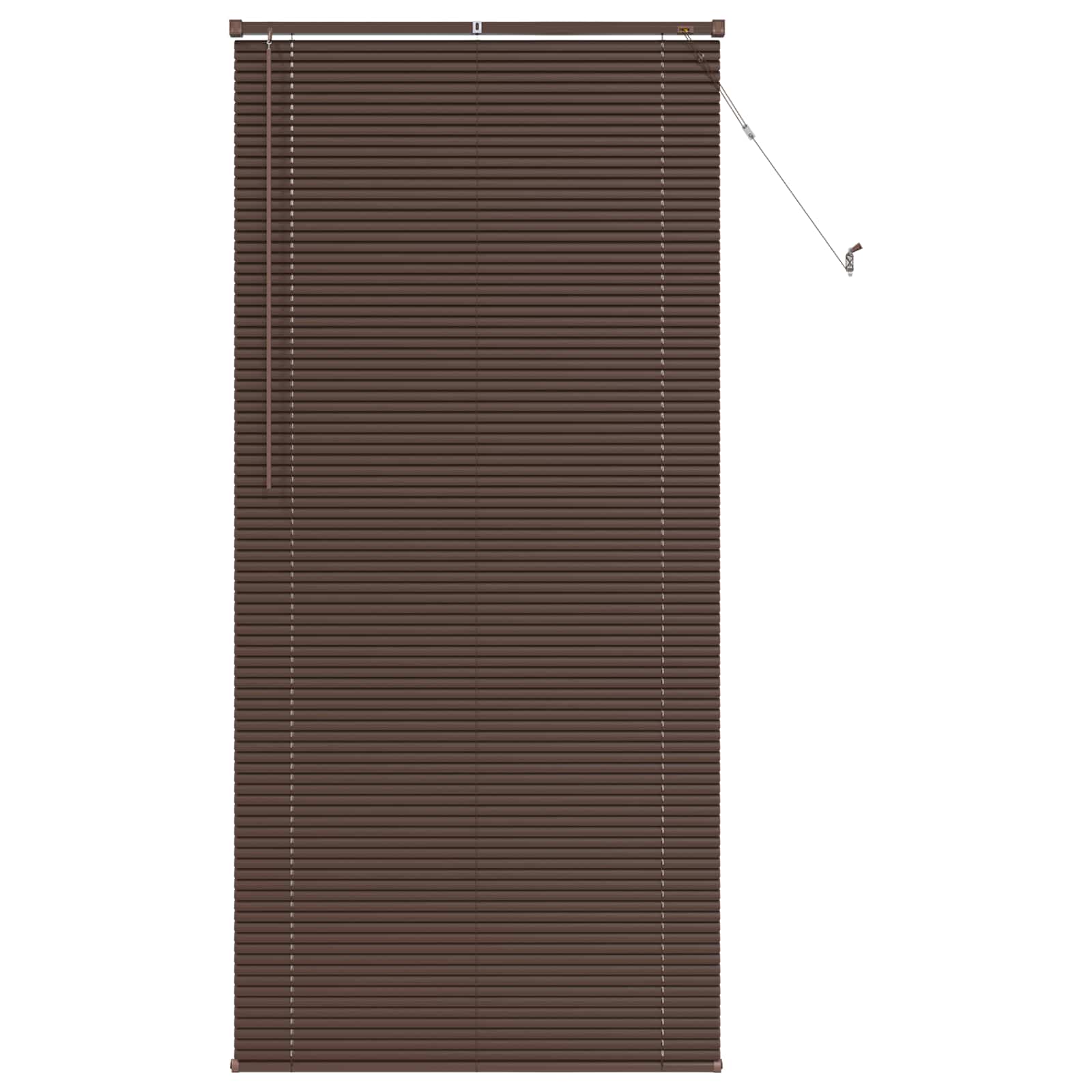 Zsaluzia sötét barna mintával 213 x 100 cm 25 mm pvc
