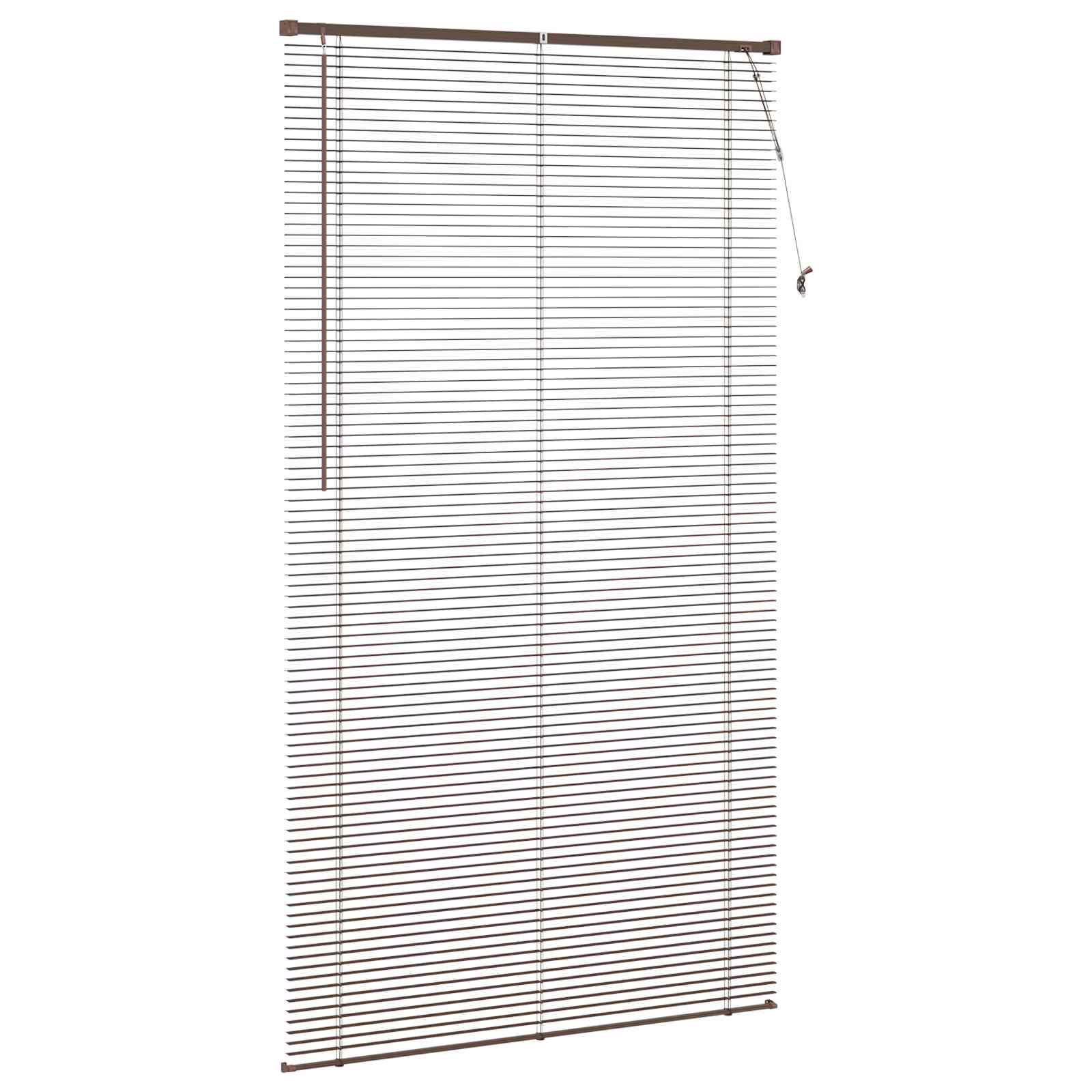 Zsaluzia sötét barna mintával 213 x 120 cm 25 mm pvc