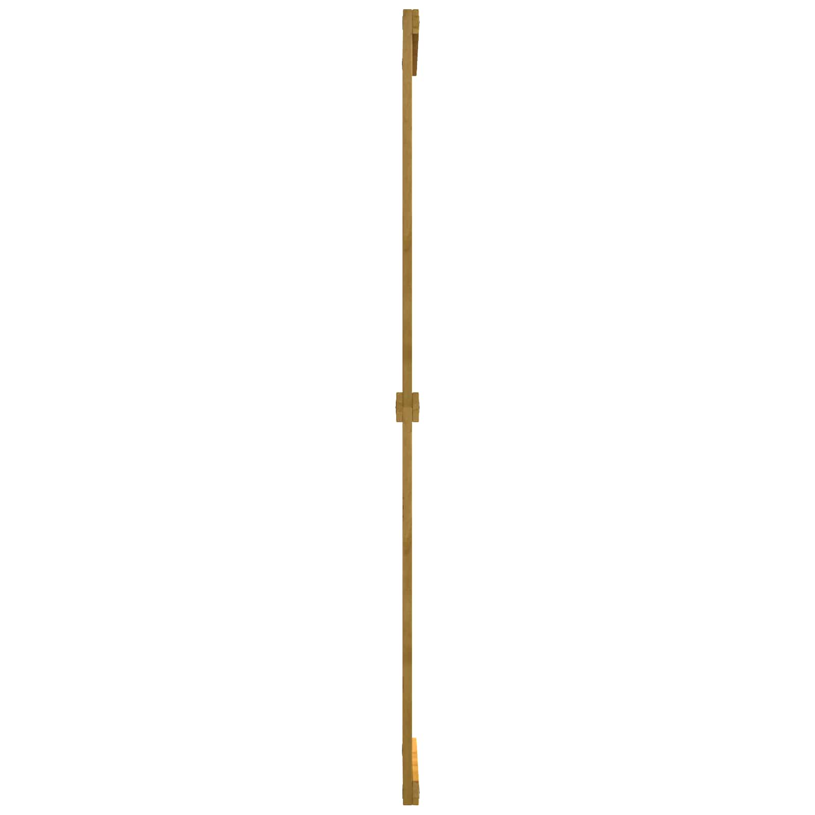 Istállóajtó corona mézes barna 100 x 210 cm tömör fenyőfa