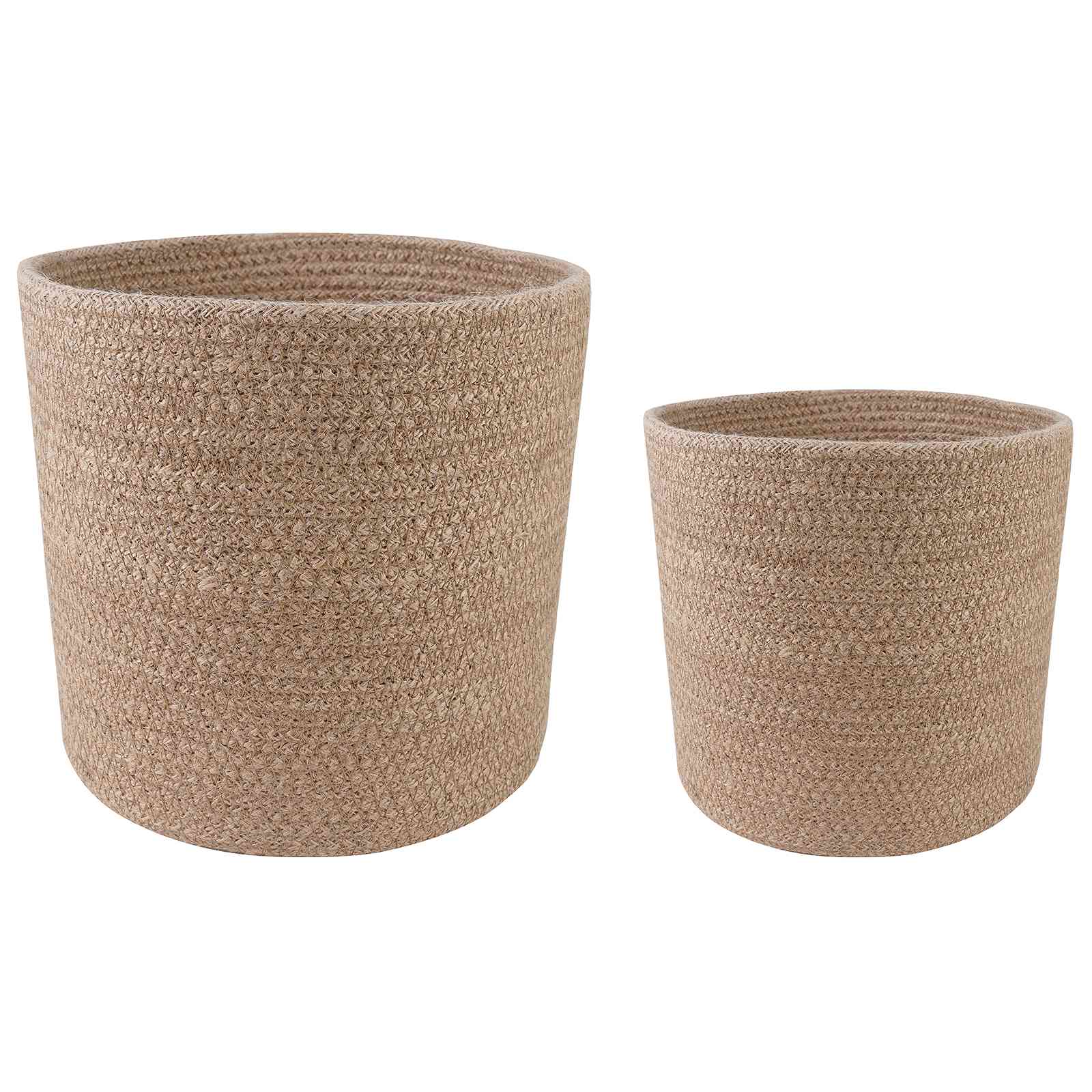 Növényi cserép készlet 2 pcs természetes ø 28 x 28 cm