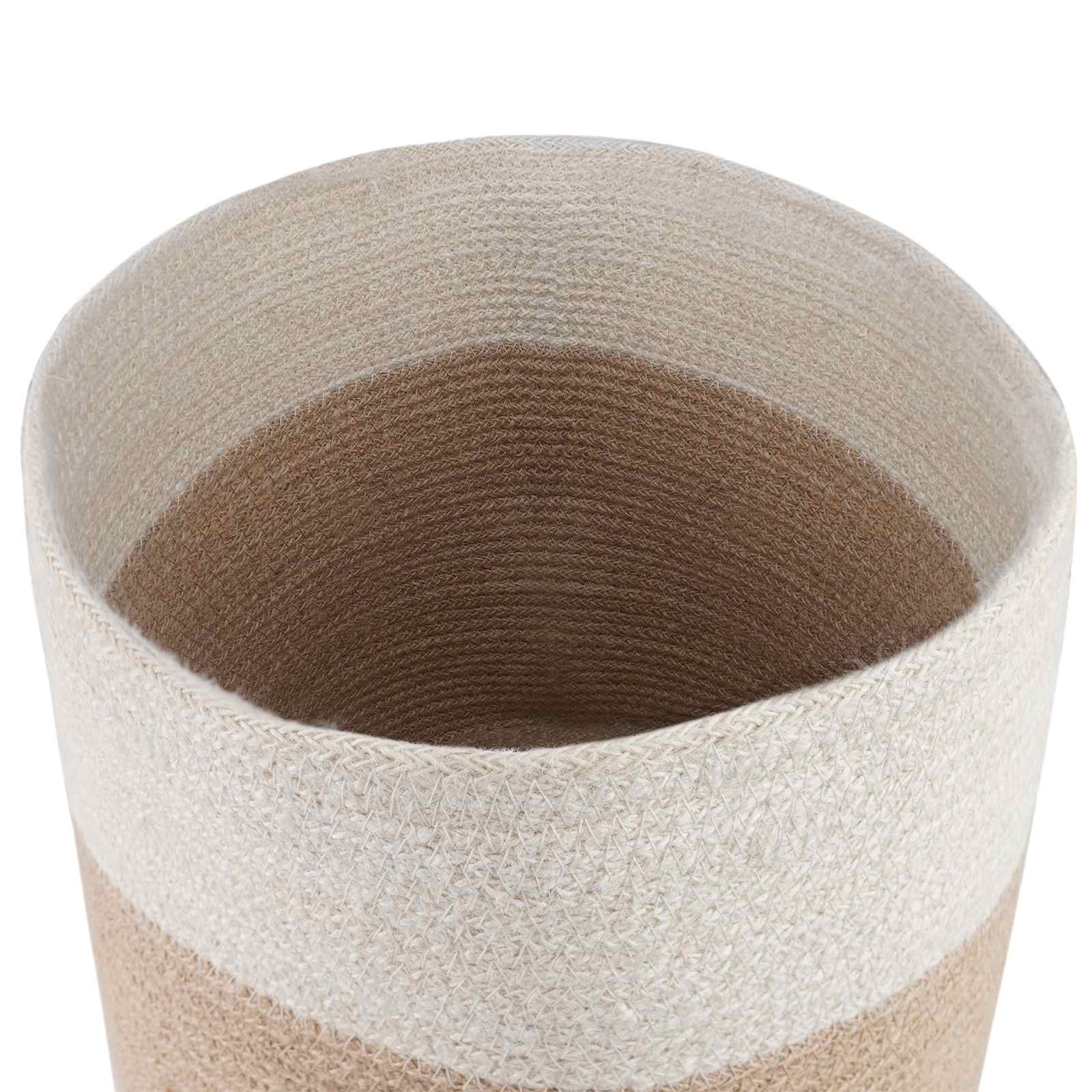 Növényi cserép készlet 2 pcs természetes és fehér ø 28 x 28 cm