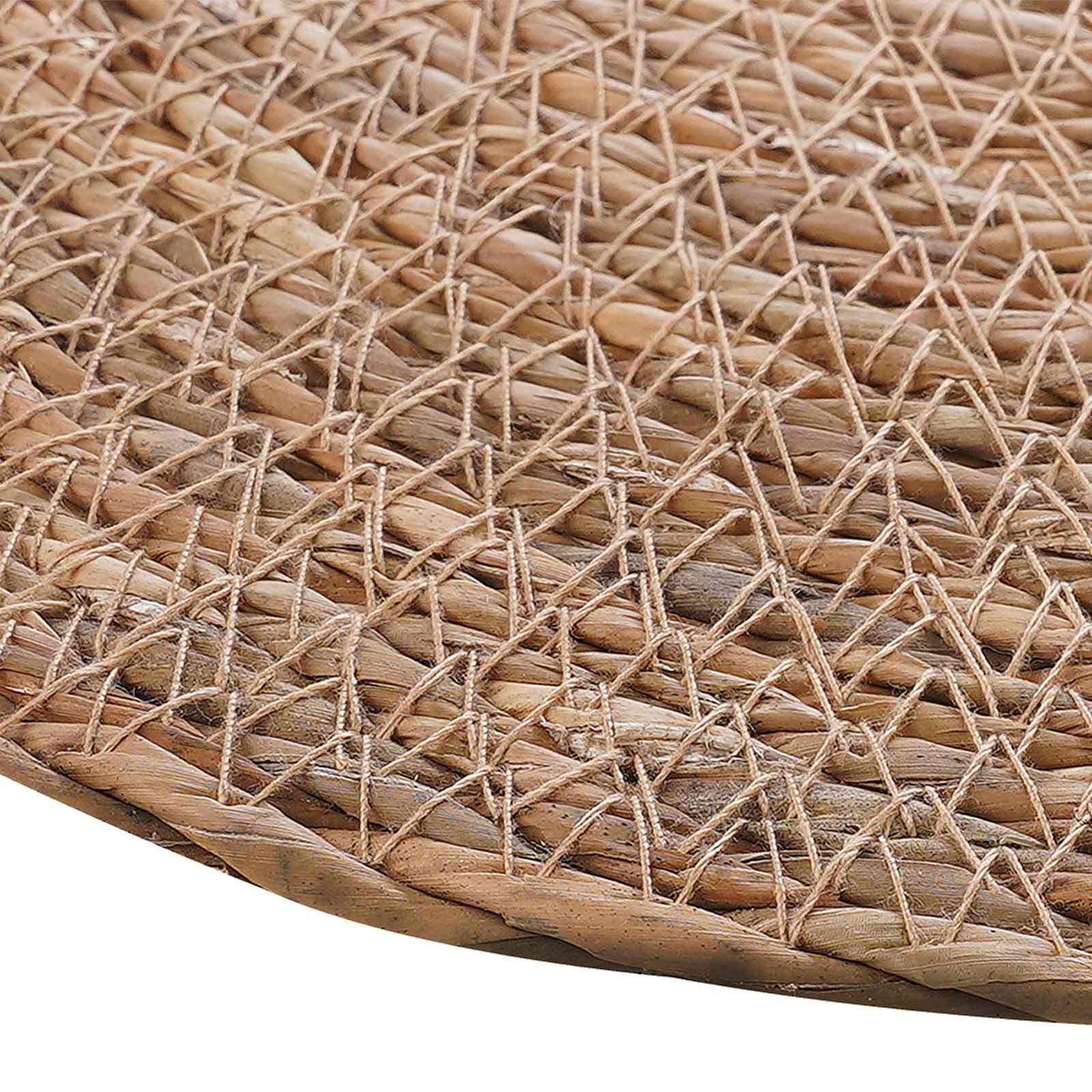 Tengeri fű terítők 4 pcs természetes ø 30 cm 100% tengeri fű