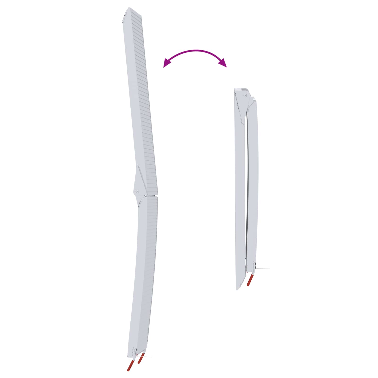 2 pcs 205 x 29,5 x 13 cm