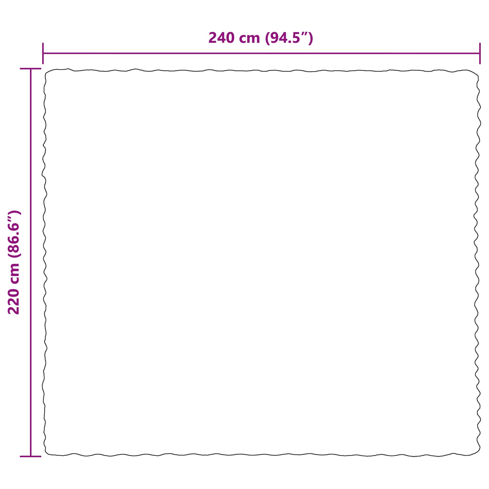 Műnyúl szőrmés takaró tengerkék 220 x 240 cm poliészter