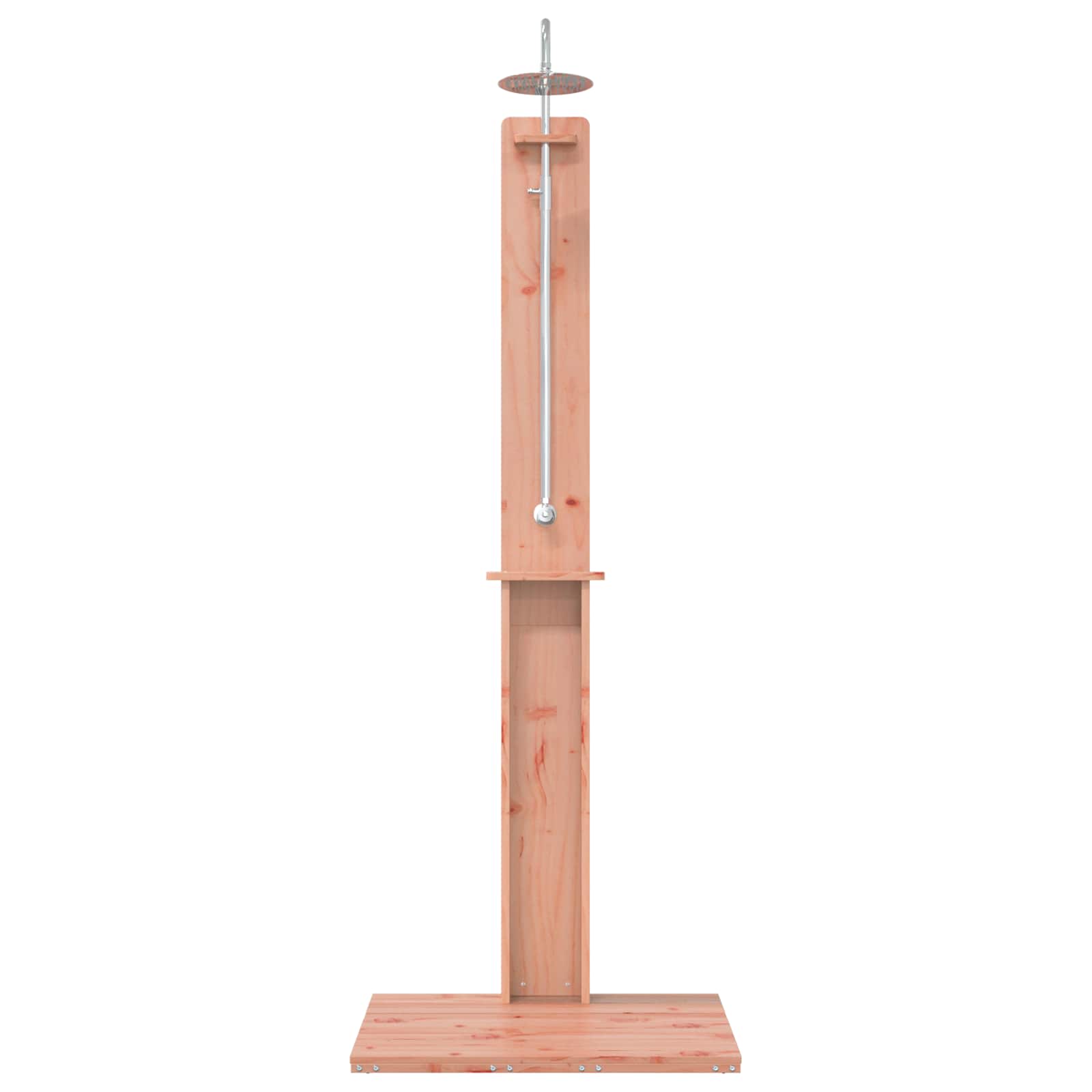 Kültéri zuhany természetes 75 x 76 x 217 cm szilárd douglas fa