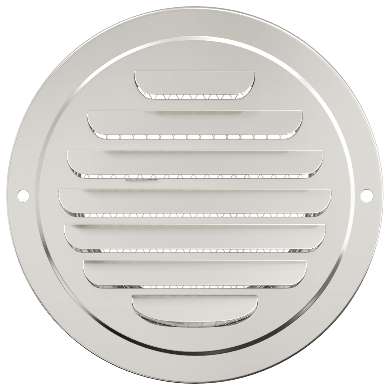 Levegő szellőzőfedél 4 pcs ezüst 80 mm rozsdamentes acél