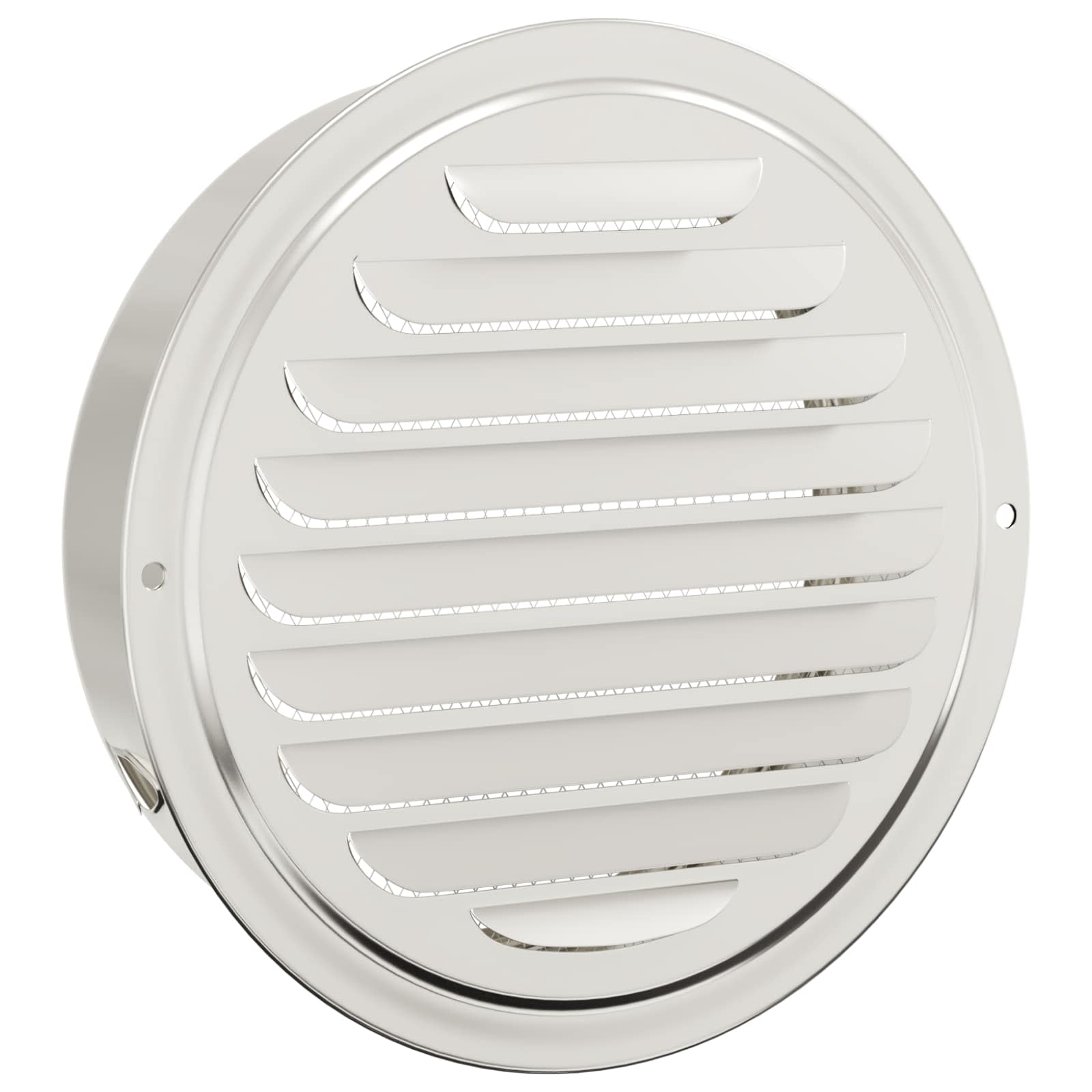 Levegő szellőzőfedél 4 pcs ezüst 150 mm rozsdamentes acél