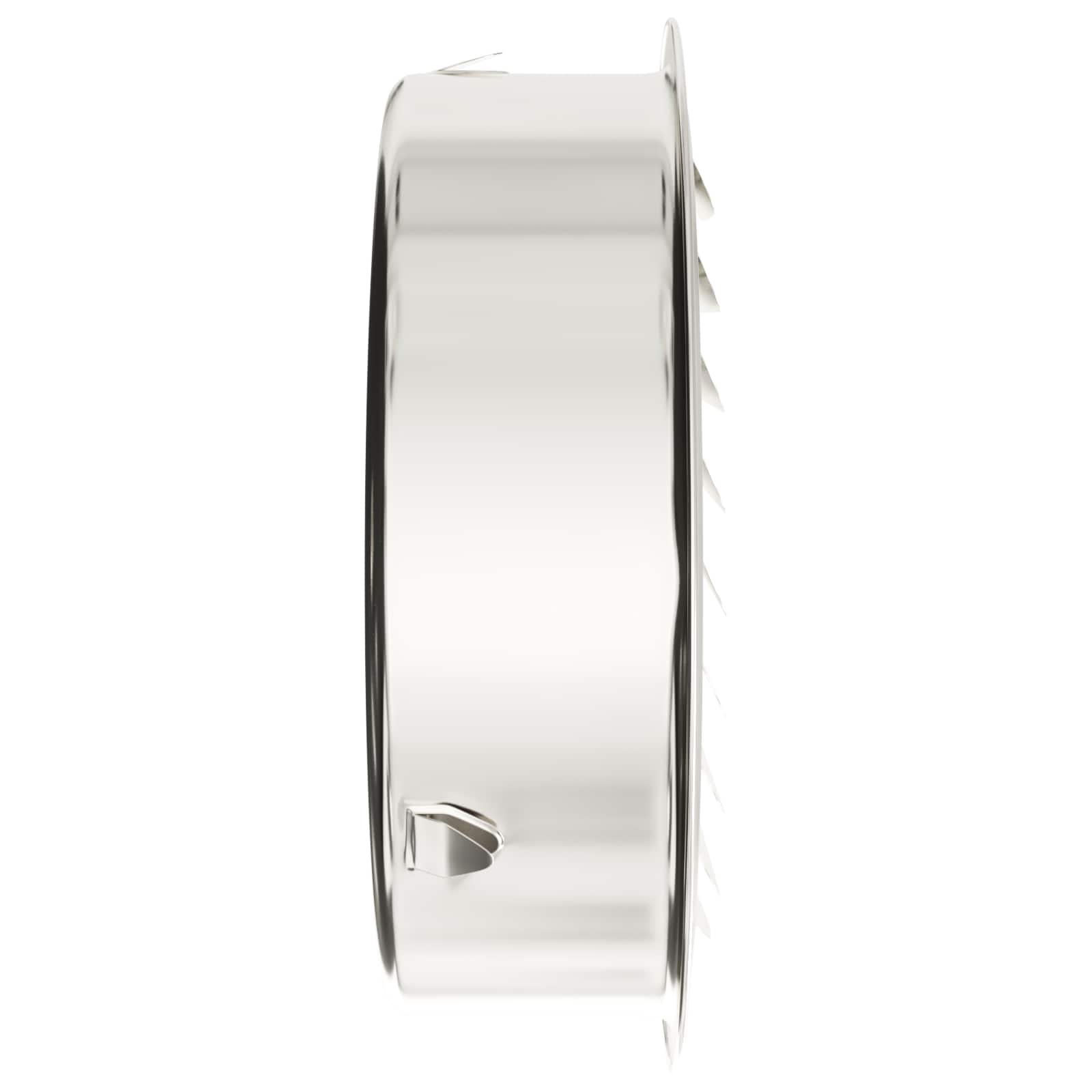 Levegő szellőzőfedél 4 pcs ezüst 150 mm rozsdamentes acél