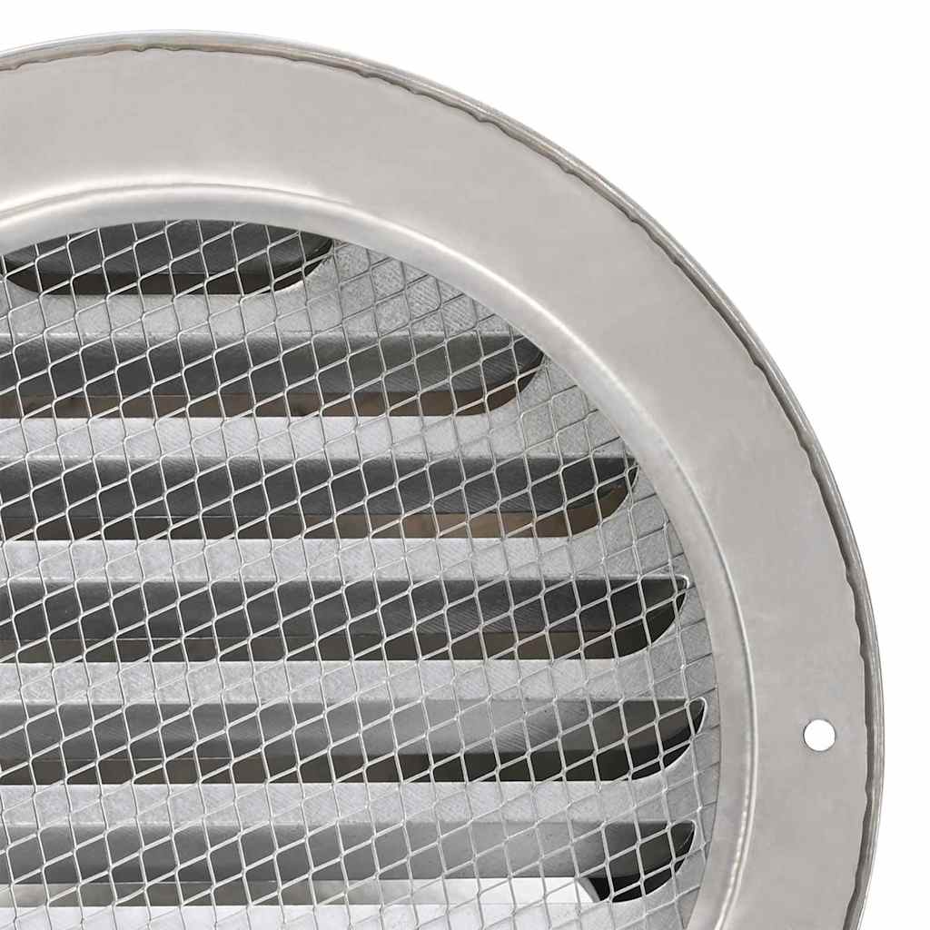 Levegő szellőzőfedél 2 pcs ezüst 150 mm rozsdamentes acél
