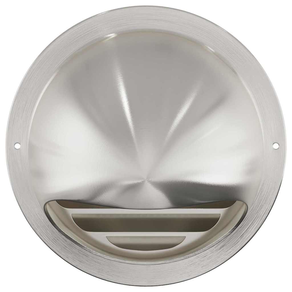 Levegő szellőzőfedél 2 pcs ezüst 150 mm rozsdamentes acél
